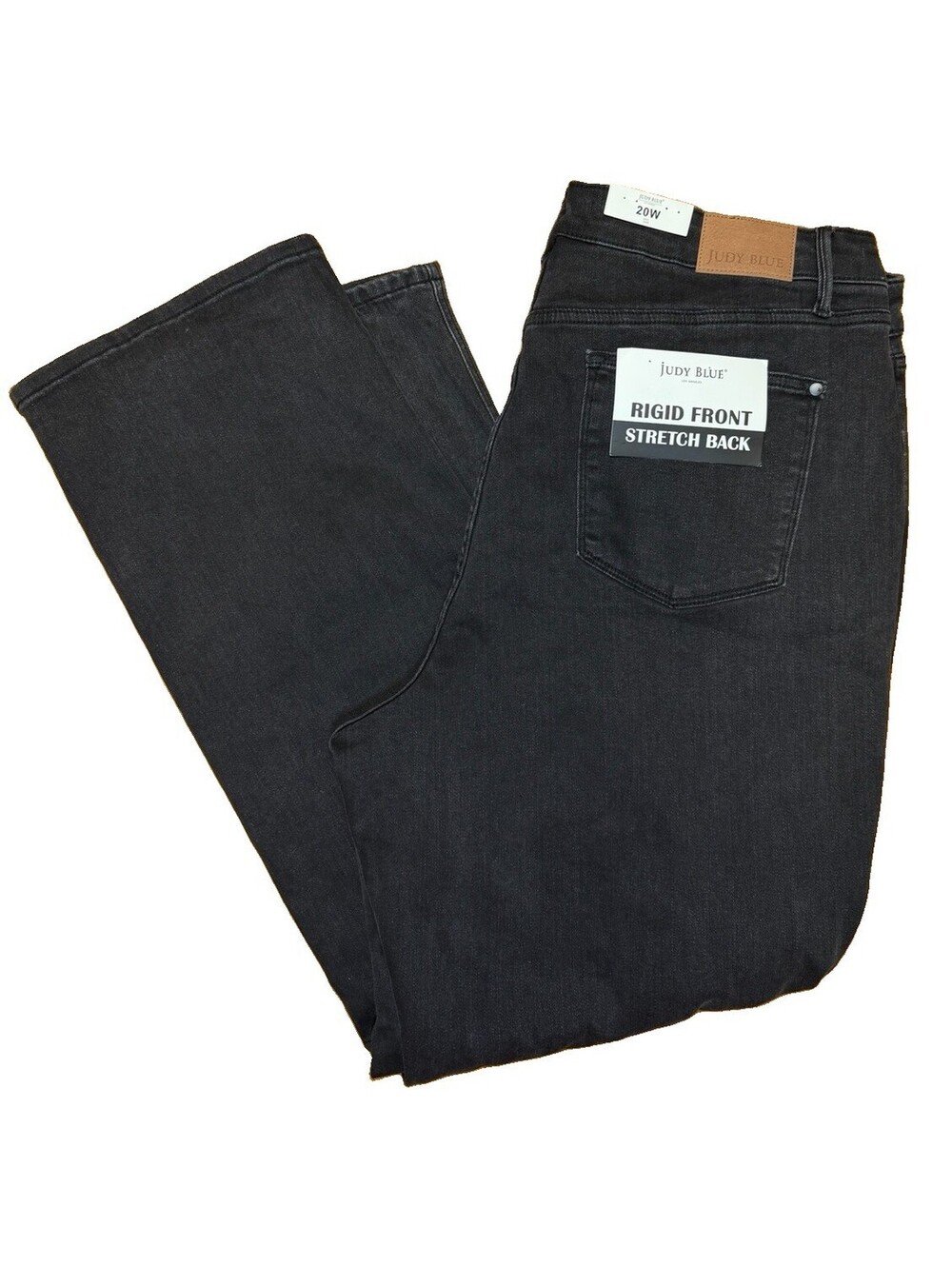 Judy Blue Women's Jeans 20W 90s Straight Stretch Denim, Distressed - NEW W TAGS